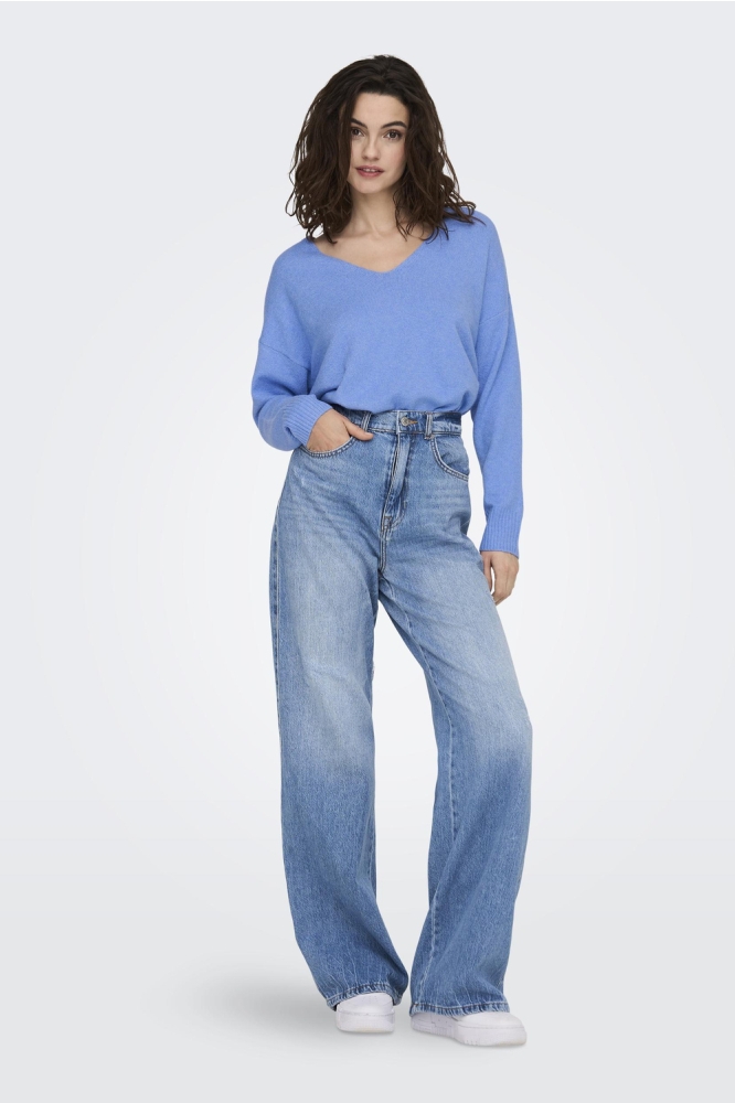 ONLRICA LIFE L/S V-NECK PULLO KNT N 15224360 PROVENCE/MELANGE